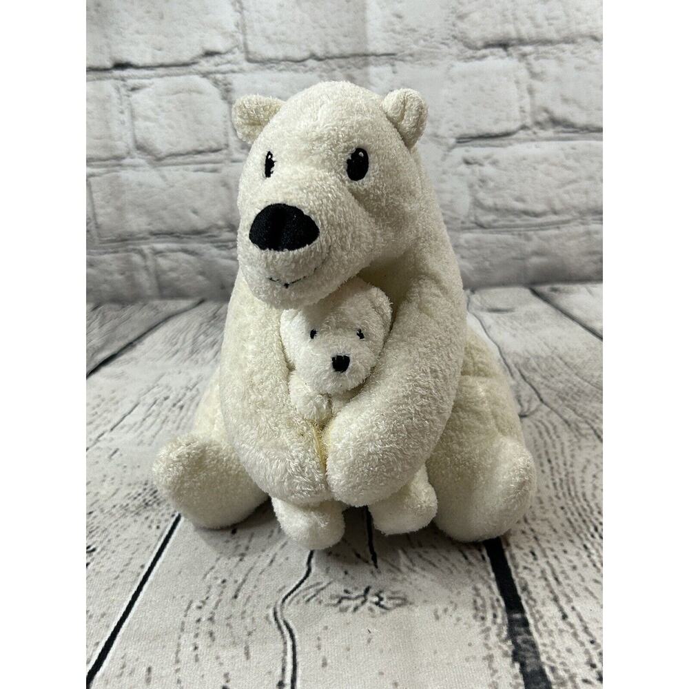 Little Tiger Press Big Bear Little Bear White Plush Stuffed Animal Polar Bears